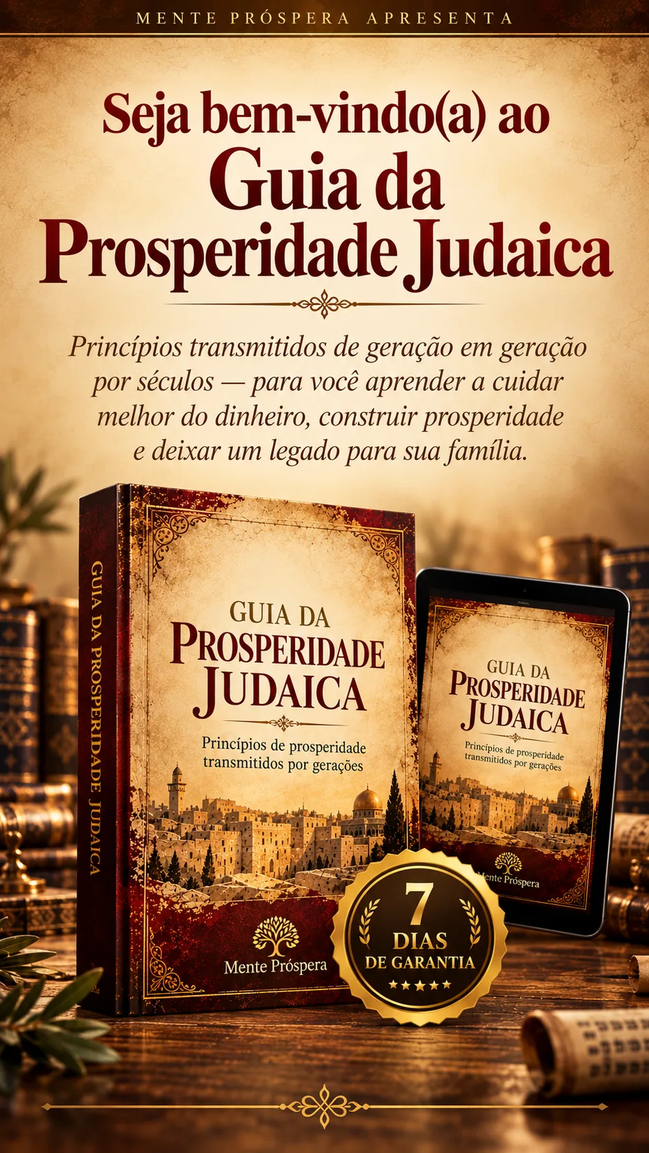 Seja bem-vindo ao Guia da Prosperidade Judaica